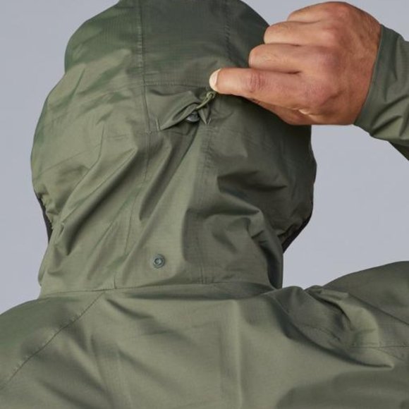 NWT! REI Co-op Junction Hooded Cycling Rain Jacket Asparagus/X-Large - Picture 9 of 16